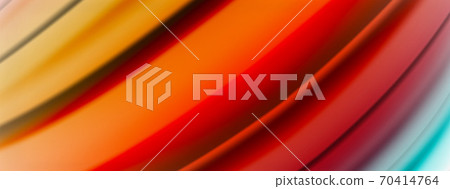 Abstract Background. Smooth flowing lines, blurred waves, rainbow color style stripes. Vector illustrations for covers, banners, flyers and posters and other Abstract Background. Smooth flowing lines, blurred waves, rainbow color style stripes. Vector illustrations for covers, banners, flyers and posters and other 70414764
