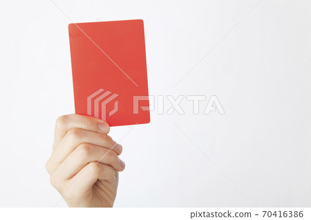 Red card Red card 70416386