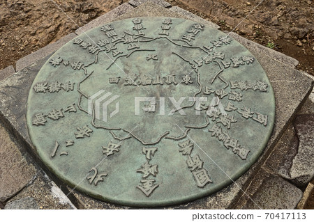 Arafuneyama Tomoiwa mountain seat identification board 70417113