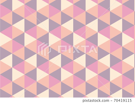 Simple triangle pattern pattern - Stock Illustration [70419115] - PIXTA