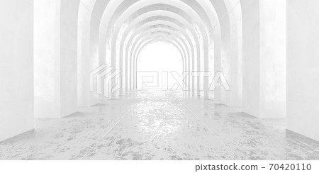 white abstract church arch gothic modern… - Stock Illustration