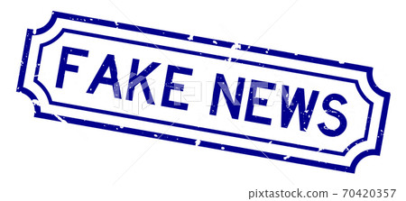 Grunge blue fake news word rubber business seal stamp on white background Grunge blue fake news word rubber business seal stamp on white background 70420357