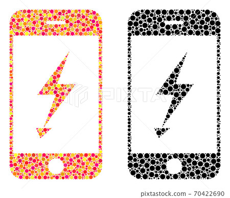Pixel Electric Mobile Phone Mosaic Icons Pixel Electric Mobile Phone Mosaic Icons 70422690