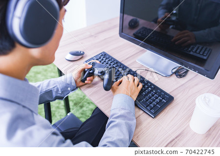 電子競技遊戲在線網絡競賽[Corona安全休閒的新常態] 70422745