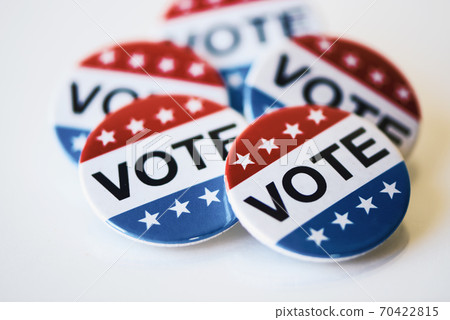 vote badges for the United States election 70422815