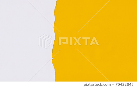 Yellow Art paper of overlapping and tearing. Yellow Art paper of overlapping and tearing. 70422845