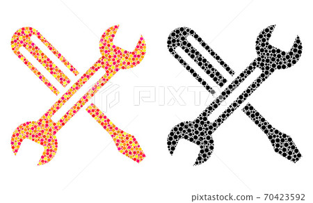 Pixel Tuning Mosaic Icons 70423592