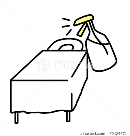 Bed disinfection yellow 70424771