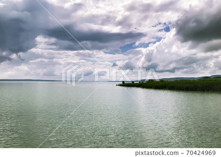 Lake and sky. Lake and sky. 70424969