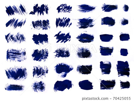 Brush strokes with watercolor paint, white background Brush strokes with watercolor paint, white background 70425055