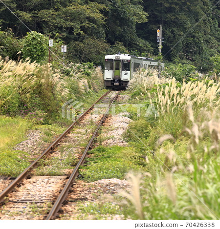 Iiyama line in autumn 70426338