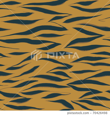 Seamless zebra pattern with wavy lines. Seamless zebra pattern with wavy lines. 70426498