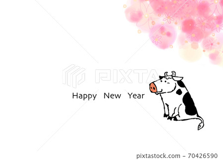 新年賀卡 新年賀卡 70426590