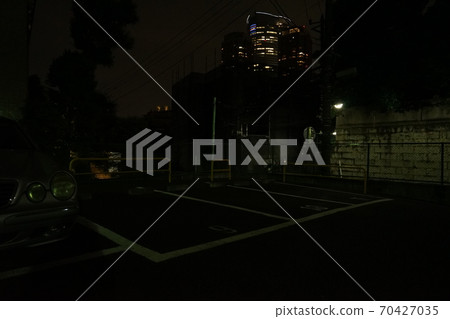 東京夜景/港區麻布十番後巷的六本木新城 東京夜景/港區麻布十番後巷的六本木新城 70427035