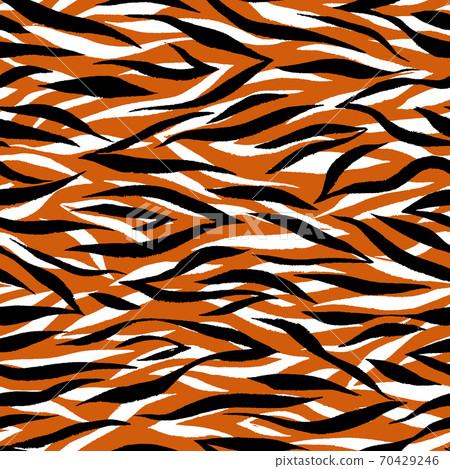 Striped geometric zebra repeat pattern. 70429246