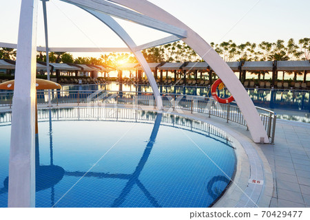 Type entertainment complex. The popular resort with pools and water parks in Turkey. Luxury Hotel. Resort Type entertainment complex. The popular resort with pools and water parks in Turkey. Luxury Hotel. Resort 70429477