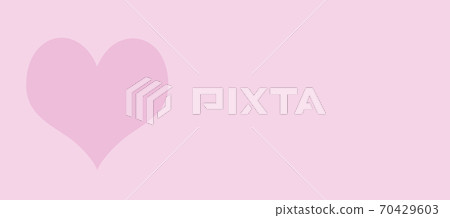 Valentine's day greeting card. Pink heart on pink background. space for text Valentine's day greeting card. Pink heart on pink background. space for text 70429603