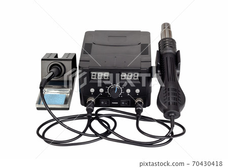 Soldering station with LED display and regulator. 70430418