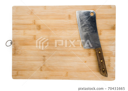 Cutting Board and Kitchen Knife 70431665