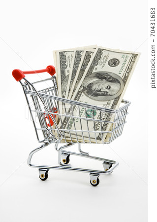 Shopping Cart and dollar 70431683