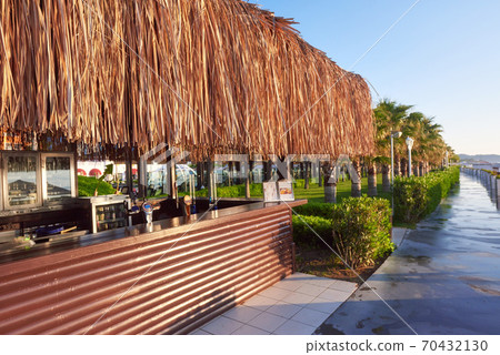 Beautiful embankment for walking and sport in Alanya Turkey. Beautiful embankment for walking and sport in Alanya Turkey. 70432130