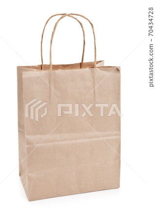 Brown paper shopping bag Brown paper shopping bag 70434728