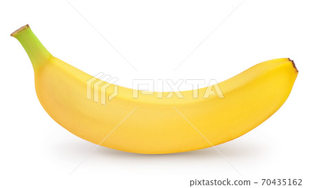 banana isolated on white background with clipping path and full depth of field. banana isolated on white background with clipping path and full depth of field. 70435162