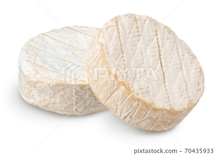Camembert cheese isolated on white background with clipping path and full depth of field 70435933