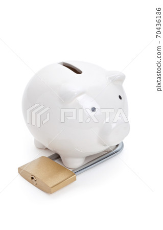 Piggy Bank and lock 70436186
