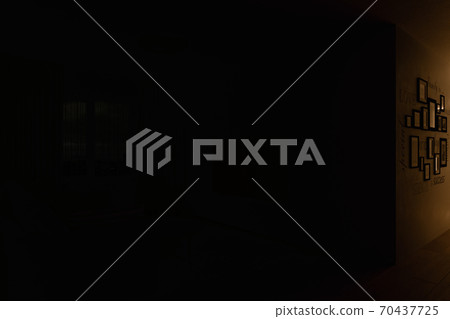 3d illustrations of interior living room tv zone 70437725