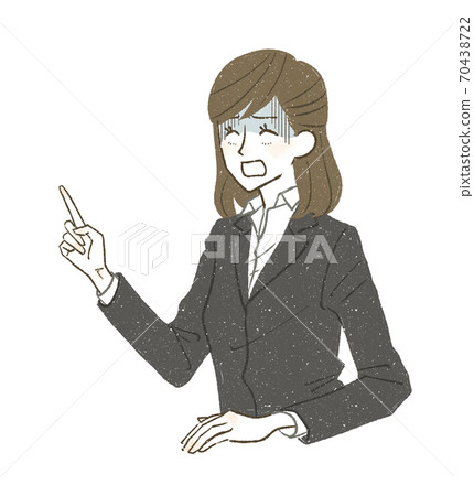 一個穿著震驚的衣服的女人 70438722