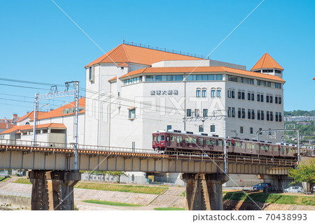 Takarazuka Grand Theater and Hankyu Train 70438993