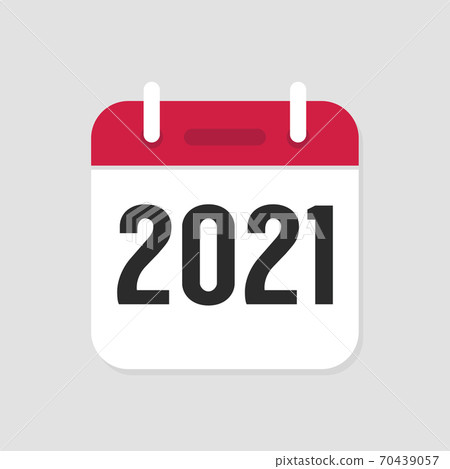 2021 Calendar icon symbol vector. 70439057