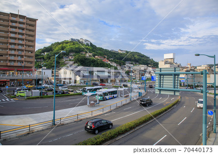 Onomichi station in the evening 70440173