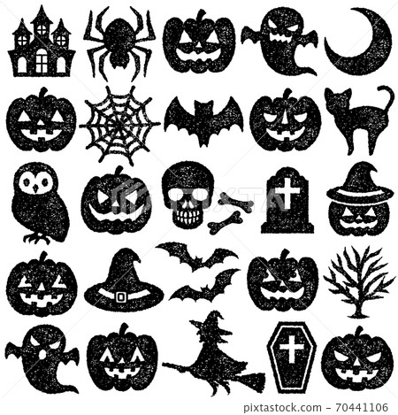 Halloween stamp 25 types Halloween stamp 25 types 70441106