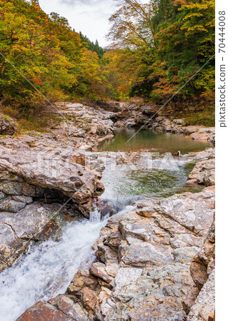 Autumn in Akita Yuzawa, Oyasukyo in autumn colors Autumn in Akita Yuzawa, Oyasukyo in autumn colors 70444008