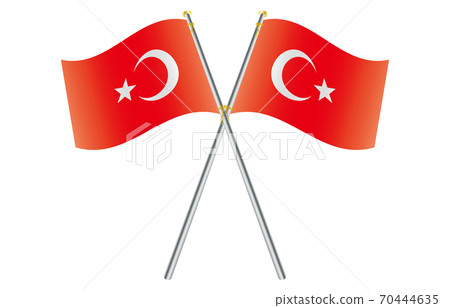 New World Flag 2: 3 Ver Gradation Wave Pole Cross Turkey New World Flag 2: 3 Ver Gradation Wave Pole Cross Turkey 70444635
