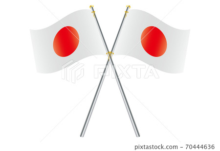 New World Flag 2: 3 Ver Gradation Wave Pole Cross Japan 70444636