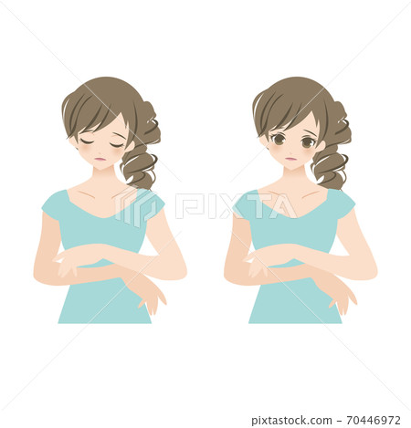 Women's worries 01 - Stock Illustration [70446972] - PIXTA