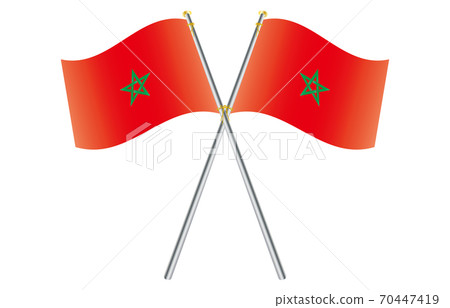 New World Flag 2: 3 Ver Gradation Wave Pole Cross Morocco New World Flag 2: 3 Ver Gradation Wave Pole Cross Morocco 70447419