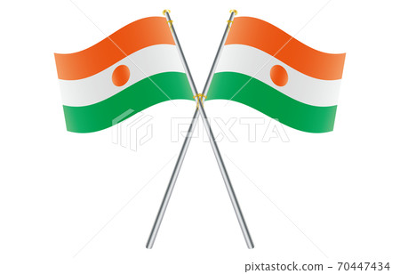 Flag of the New World 2: 3 Ver Gradation Wave Pole Cross Niger Flag of the New World 2: 3 Ver Gradation Wave Pole Cross Niger 70447434