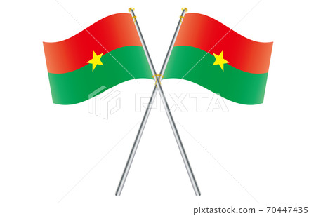Flag of the New World 2: 3 Ver Gradation Wave Pole Cross Burkina Faso Flag of the New World 2: 3 Ver Gradation Wave Pole Cross Burkina Faso 70447435