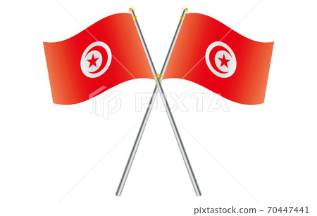 Flag of the New World 2: 3 Ver Gradation Wave Pole Cross Tunisia Flag of the New World 2: 3 Ver Gradation Wave Pole Cross Tunisia 70447441