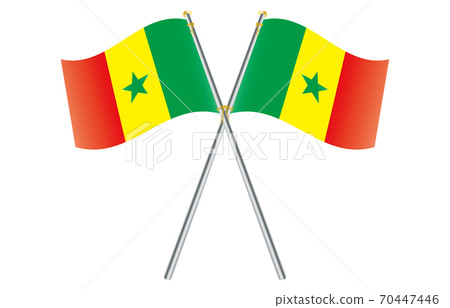Flag of the New World 2: 3 Ver Gradation Wave Pole Cross Senegal Flag of the New World 2: 3 Ver Gradation Wave Pole Cross Senegal 70447446