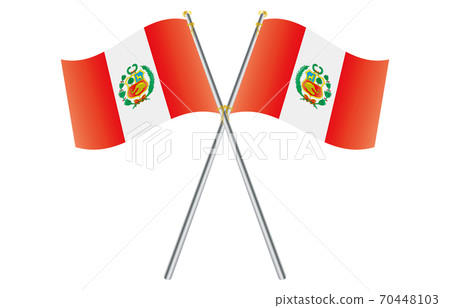 New World Flag 2: 3 Ver Gradation Wave Pole Cross Peru New World Flag 2: 3 Ver Gradation Wave Pole Cross Peru 70448103