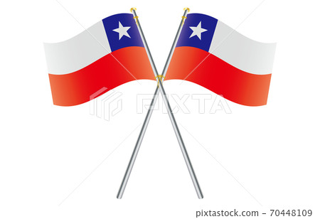 New World Flag 2: 3 Ver Gradation Wave Pole Cross Chile New World Flag 2: 3 Ver Gradation Wave Pole Cross Chile 70448109