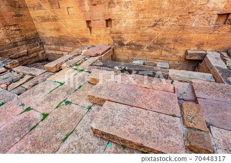 Ruins of the Yeha temple in Yeha, Ethiopia, Africa 70448317