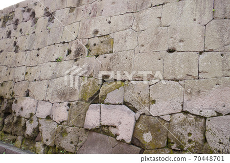 Gun marks of Kagoshima Tsurumaru Castle Ruins Gun marks of Kagoshima Tsurumaru Castle Ruins 70448701