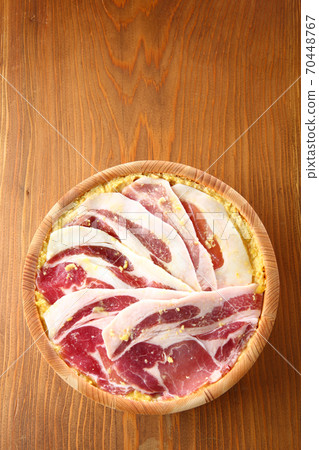 Pork loin pickled in Saikyo miso in barrel Pork loin pickled in Saikyo miso in barrel 70448767