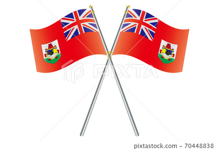 Flag of the New World 2: 3 Ver Gradation Wave Pole Cross Bermuda Islands Flag of the New World 2: 3 Ver Gradation Wave Pole Cross Bermuda Islands 70448838